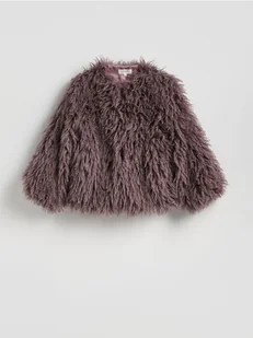 Reserved - Sztuczne futerko - ciemnofioletowy - Moda i Uroda OUTLET - miniaturka - grafika 1