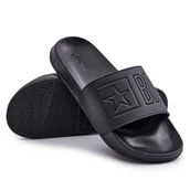 Klapki i japonki damskie - Piankowe Klapki Damskie Big Star OO274040 Czarne - miniaturka - grafika 1