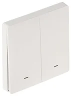 Systemy inteligentnych domów - PODWÓJNY INTELIGENTNY PRZEŁĄCZNIK ŚWIATŁA ATLO-WB2-TUYA Wi-Fi, Tuya Smart - miniaturka - grafika 1