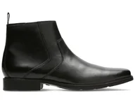 Botki męskie - Clarks, Trzewiki męskie, Tilden Zip, rozmiar 46 - miniaturka - grafika 1