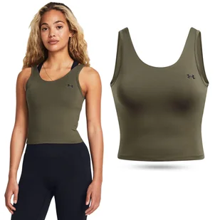 Koszulka treningowa damska tank top Under Armour szybkoschnąca na siłownię - Koszulki sportowe damskie - miniaturka - grafika 1