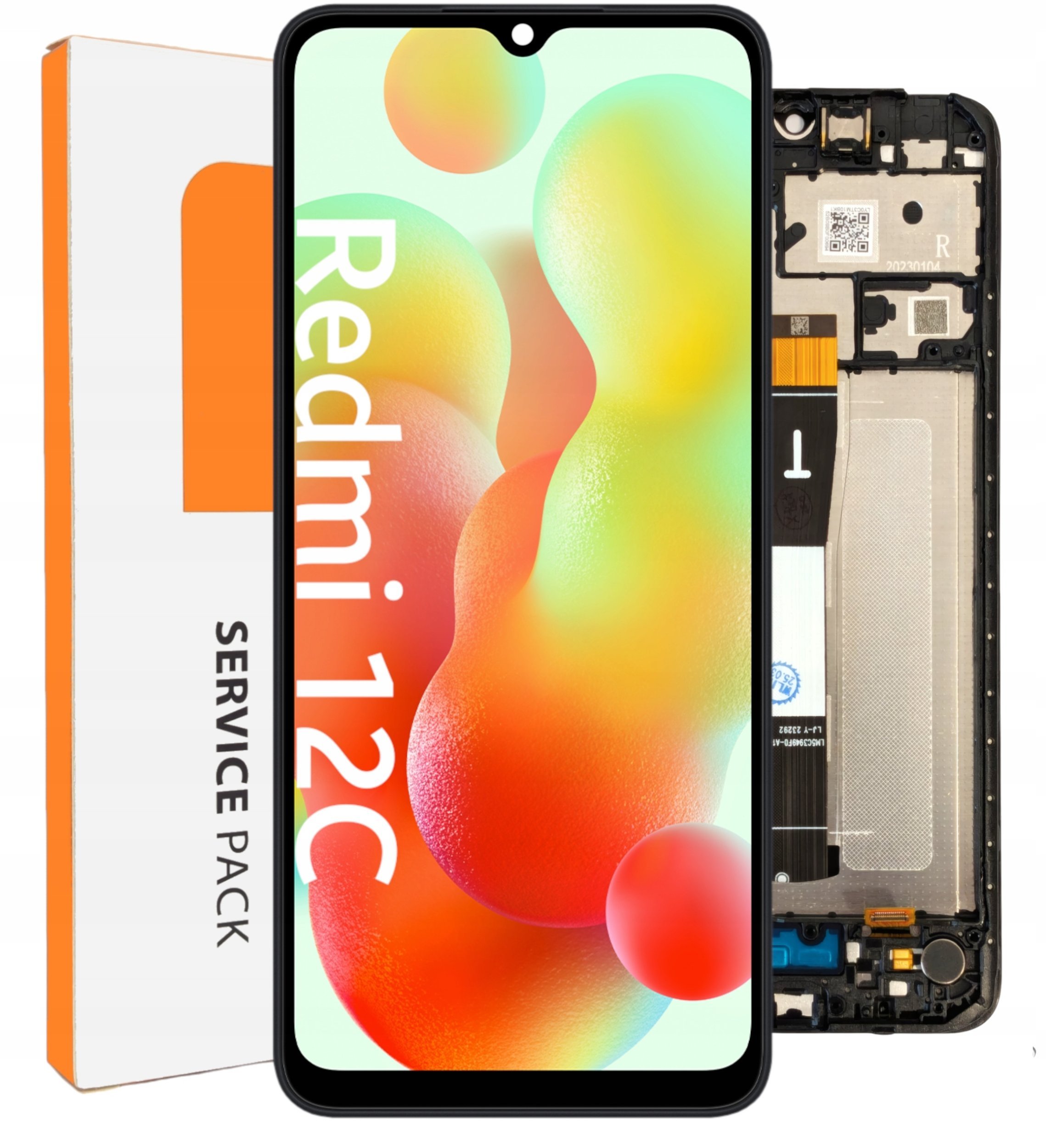Wyświetlacz do Xiaomi Redmi 12C Ekran LCD Ramka Oryginał Zila 22120RN86G 5904858351763