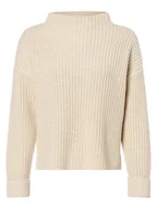 Swetry damskie - Selected Femme - Sweter damski  SLFSelma, beżowy - miniaturka - grafika 1