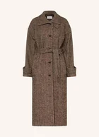 Płaszcze damskie - Marella Płaszcz Bouclé braun - miniaturka - grafika 1