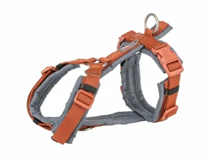 Szelki dla psa Trixie Premium Trekking Pomarańczowy Grafit S - Szelki dla psów - miniaturka - grafika 1