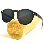 Okulary przeciwsłoneczne - Drewniane okulary przeciwsłoneczne Niwatch Cassiopeia Black & Heban - miniaturka - grafika 1