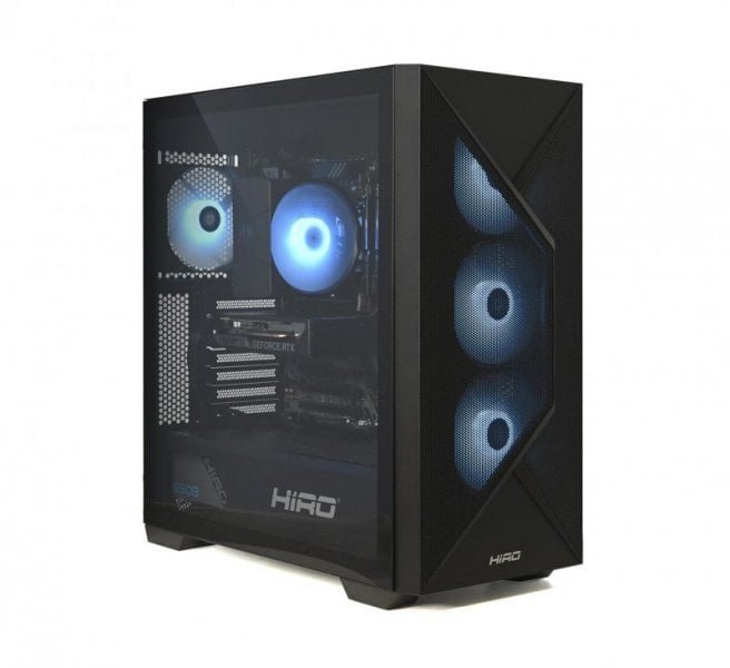 HIRO Hellcat AMD Ryzen 5 7500F, RTX 3050 6GB, 16GB RAM, 1TB SSD, WIFI, W11H
