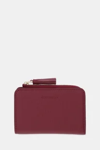 Coccinelle portfel skórzany TASSEL damski kolor bordowy E2.MU0.11.D1.01 - Portfele - miniaturka - grafika 1