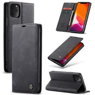 Etui i futerały do telefonów - Etui König Design kompatybilne z Apple iPhone 11 Pro Max z syntetycznej skóry - Etui na telefon komórkowy czarne - miniaturka - grafika 1