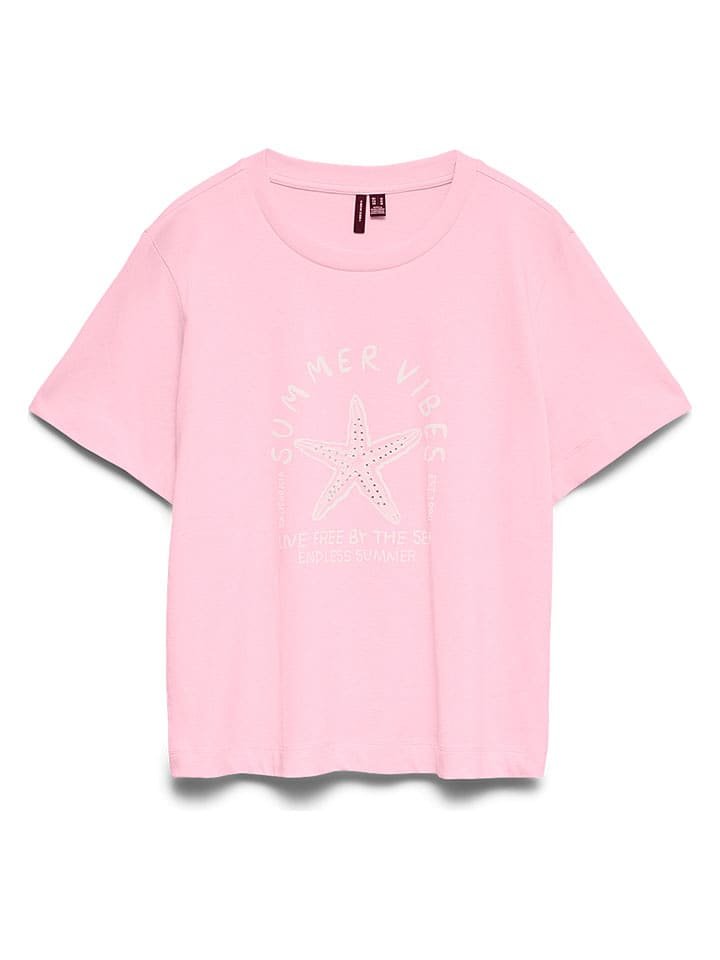 Vero Moda Koszulka w kolorze jasnoróżowym