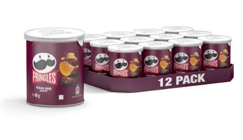 Chipsy PRINGLES Texas BBQ 12 x 40g Cała zgrzewka