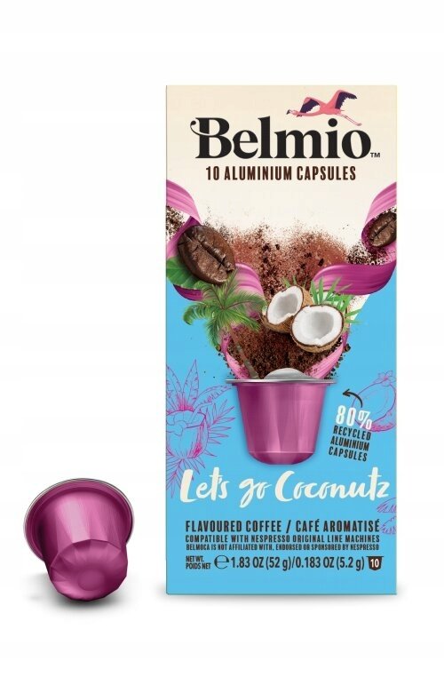 Kapsułki do Nespresso Belmio Let's go Coconutz Kokos 10szt