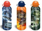 Bidony dla dzieci - Kids Euroswan, Bidon aluminiowy butelka na wodę 3wz Jurassic World JP00017, 500 ml - miniaturka - grafika 1