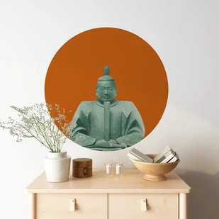 Mural DOTS Kusonoki POMARAŃCZOWY- okrągła dekoracja ścienna - Tapety Mural DOTS Kusonoki POMARAŃCZOWY- okrągła dekoracja ścienna - Tapety - miniaturka - grafika 1