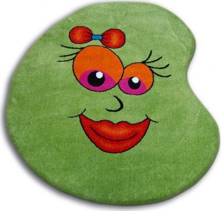 Dywany Łuszczów Dywan PAINT koło - 1552 green, koło 100 cm