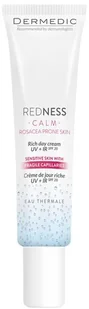 Biogened S.A. Dermedic Redness Calm bogaty krem na dzień 40 ml - Kremy do twarzy - miniaturka - grafika 1