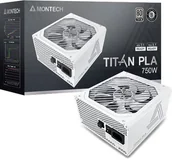 Zasilacze do serwerów - Montech Titan PLA 750W - 80 PLUS & Cybenetics Platinum, modular, PCIe 5.1 - 750 Watt, weiß - miniaturka - grafika 1