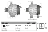 Alternatory - Alternator Denso DAN1407 - miniaturka - grafika 1