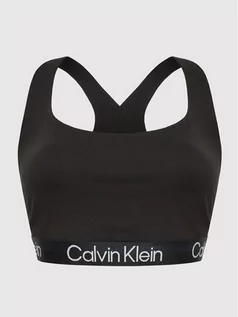 Koszulki i topy damskie - Calvin Klein Underwear Biustonosz top Unlined 000QF6707E Czarny - grafika 1