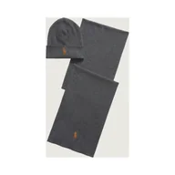 Czapki męskie - POLO RALPH LAUREN Szal + czapka - miniaturka - grafika 1