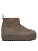 Buty dla dziewczynek - Tretorn Śniegowce Alunda Hybrid Jr Khaki - miniaturka - grafika 1