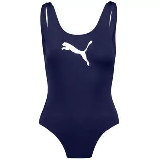 Stroje kąpielowe - Kostium kąpielowy Puma Swim Swimsuit 1P W 907685 (kolor Granatowy, rozmiar L) - grafika 1