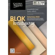 Szkolne artykuły papiernicze - Papier kolorowy A4/15k satynowy 210g GALERIA PAPIERU ARGO 258003 - miniaturka - grafika 1