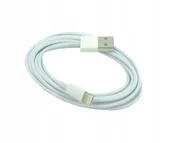 Kable USB - Kabel PC USB Lightning do Apple iPhone 5 6 7 8 X iPad Air Mini 2 m BIAŁY Przewód do ładowania Telefonu - miniaturka - grafika 1