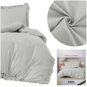 Pościel - Pościel 160 x 200 3cz Satynowa z falbaną Jasir 05 - miniaturka - grafika 1