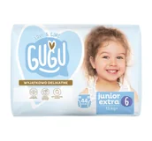 Pieluchy - Gugu Love & Care Premium pieluchy rozmiar 6 Junior Extra (15 kg+) 44 sztuki - miniaturka - grafika 1
