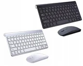 Zestawy myszka + klawiatura - Klawiatura Bezprzewodowa Mysz Optyczna Myszka - miniaturka - grafika 1