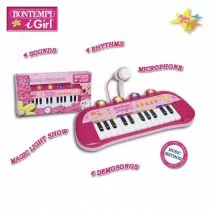 Bontempi Organy elektroniczne z mikrofonem - Instrumenty muzyczne dla dzieci - miniaturka - grafika 1