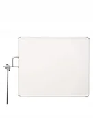 Dyfuzory i odbłyśniki - GlareOne White Flag 75x90 cm - biały dyfuzor na ramie zestaw - miniaturka - grafika 1