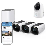 Akcesoria do monitoringu - Zestaw 3-kamer Eufy eufyCam 3 4K (3x kamera EufyCam 3, stacja bazowa) + Eufy Indoor 2K - miniaturka - grafika 1