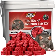 Zwalczanie i odstraszanie szkodników - Trutka Trucizna Środek na Myszy Szczury Gryzonie 5kg Czerwona Kostka Bromadiolone Przeciw Myszom Szczurom - miniaturka - grafika 1