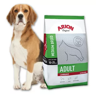 Arion Original Adult Medium Lamb&Rice 3 kg - Sucha karma dla psów - miniaturka - grafika 1