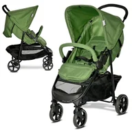 Wózki dziecięce - Wózek spacerowy spacerówka lekka podręczna Lorelli Rome zielona - miniaturka - grafika 1