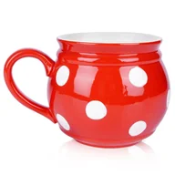 Kubki - Kubek ceramiczny czerwony 950 ml - miniaturka - grafika 1