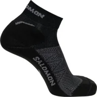 Skarpetki i podkolanówki sportowe - Skarpety Salomon Speedcross Ankle Deep Black - miniaturka - grafika 1