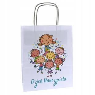 torebka prezentowa z nadrukiem dzień nauczyciela - Akcesoria do pakowania - miniaturka - grafika 1