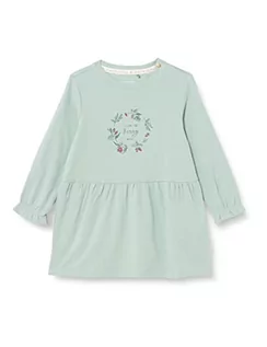 Sukienki - Noppies Baby Girls Dress Normandy Long Sleeve Chest Print Sukienka do gry Bimba, Niebieskie surfowanie - P425, 74 - grafika 1