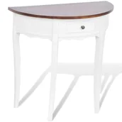 Konsole i sekretarzyki - Stolik typu konsola z brązowym blatem A0-D35 - miniaturka - grafika 1