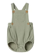 Pajacyki dla niemowląt - Lil Atelier Rampers "Janu" w kolorze khaki - miniaturka - grafika 1