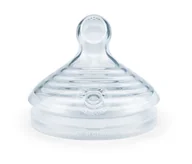 Smoczki do butelek - NUK NUK Nature Sense Smoczek silikon M 6 otwory 0-6m) rozmiar 1 2 szt.) - miniaturka - grafika 1