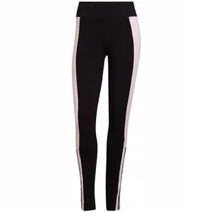 Legginsy damskie adidas Essentials Colorblock czarno-różowe GS6325 XS - Legginsy Legginsy damskie adidas Essentials Colorblock czarno-różowe GS6325 XS - Legginsy - miniaturka - grafika 1