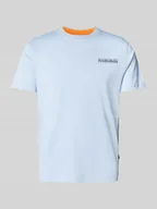 Koszulki męskie - T-shirt z nadrukiem z logo model ‘SOVANA’ - miniaturka - grafika 1
