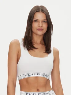 Polo Ralph Lauren Biustonosz top 4P0479 Biały - Koszulki sportowe damskie - miniaturka - grafika 1