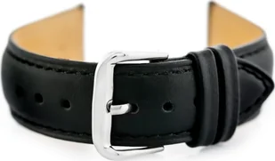 Pasek skórzany do zegarka W94 - czarny - 12mm - Akcesoria do smartwatchy - miniaturka - grafika 1