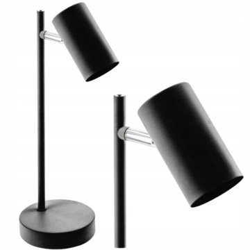 Lampka Szkolna nocna biurkowa lampa Led 20W czarna LB-VEN20W-10 Gtv