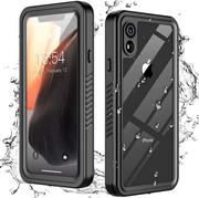 Etui i futerały do telefonów - D-Pro 360° Waterproof Case IP68 etui wodoodporne wodoszczelne do iPhone XR (Black) - miniaturka - grafika 1